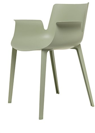 Kartell Piuma Armlehnstuhl - salbeigrün