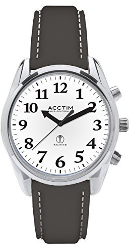 Acctim 60543 Robin Radio Controlled Talking Watch with Black Strap