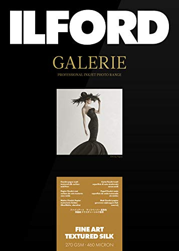 ILFORD Galerie FineArt Textured Silk 270 GSM A4-210 mm x 297 mm 25 Blatt