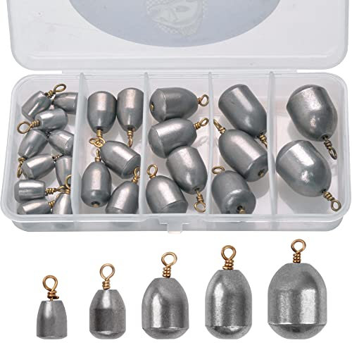 Grundblei Angelgewichte Set Wassertropfen Form Angelplatinen Eisen Gewicht Angel Sets Anglelgerät Angelzubehör Kit
