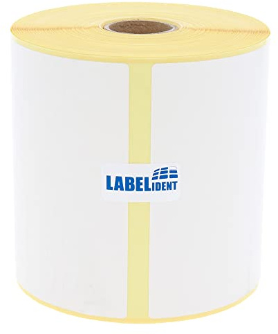 Labelident Versandaufkleber - 100 x 170 mm - 330 Thermo Eco Etiketten auf 1 Rolle(n) I 25 mm Kern I Selbstklebende Shipping Labels für Desktop Thermodrucker I Trägerperfo.
