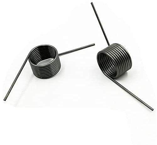 Torsion spring, wire diameter 0.6mm torsion spring, small torsion spring, torsion spring yellow, 60/90/120/180 degree v-clamp spring,0.6 * 1.5 * 9 * 90[20pcs]