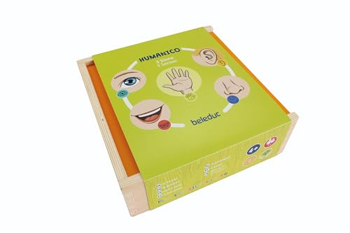beleduc HUMANICO Puzzle 5 Sinne - Lernspielzeug Kinder