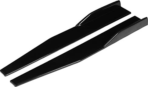 Faldones Laterales Universales, 29.3in Flexible Durable ABS Car Body Styling Faldón Lateral, Accesorios Prácticos para Autos Faldón Lateral Rocker Extension Splitter Difusores