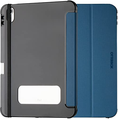 OtterBox React Folio Hülle für iPad (A16) 11/10. Generation, Blau | Für iPad 11 2025, 10.9 2022, stoßfeste, sturzsichere, ultradünne Schutzhülle, nach Militärstandard getestet