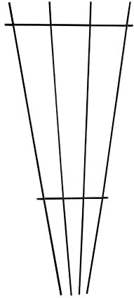 Plantas en maceta de jardín, enrejado de hierro, prácticas plantas de jardín, celosía para plantas, tallos de tallo, vides