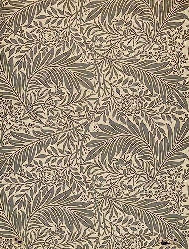 Leinwanddruck Und Poster Wand-Kunst Bild Reproduktion Rittersporn Design von William Morris für Wohnkultur 60x90cm