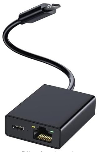 DIFCUL Ethernet Adapter for Fire TV Stick,Micro USB to RJ45 Ethernet Network Adapter Compatible with 4K Fire Stick,Chromecast Google Home Mini and More Streaming TV Sticks