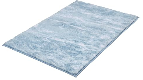 Kleine Wolke Badteppich Nevoa, 70x120 cm, Hellblau