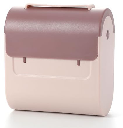 Fusselrolle Tragbare klebrige Fusselrolle, zerreißbare Ersatzrolle for Rollenpapier, Kleidung, rollende Fusselrolle, klebrige Rohrbürste (Color : Pink, Size : 10.7x5.2x11.2cm)