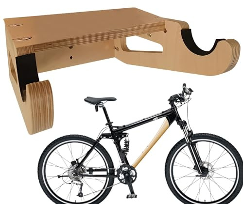Soporte Pared Bicicleta, Ganchos Flexibles Madera Para Bicicletas, Almacenamiento Bicicletas, Garaje Para Bicicletas Para Almacenamiento De Bicicletas En Interiores, Colgador Y Organizador De Ciclismo