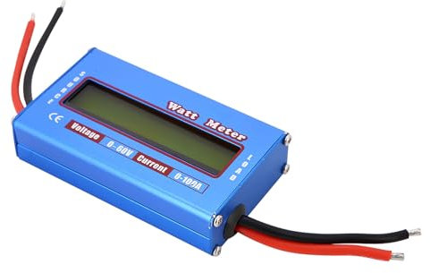 Wattmètre Numérique RC Premium, 1 Pièce/lot, Compteur de Puissance Accu e avec écran LCD pour la Surveillance de la Batterie DC 60V 100A