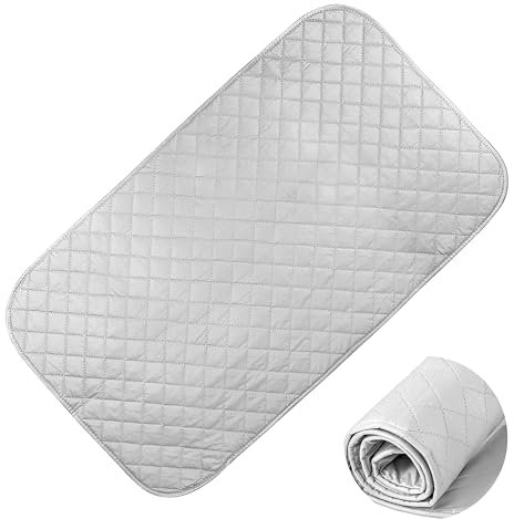 Magnetica Tappetino Stiro 85 * 48cm, Tappetino da Stiro Portatile, Coperta da Stiro, Telo Stirare Sul Tavolo, Tappetino Magnetico Pieghevole, per Viaggi, Ufficio O Letto Uso