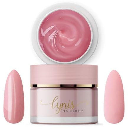 Aufbaugel für Gelnägel COVER EXTENDER Rosa 15ml als UV Gel zur Nagelverlängerung, Cover Builder Gel, dickviskos, für präzise Nagelverlängerungen ohne großen Feilaufwand, HEMA frei · Lynis-Nailshop.de