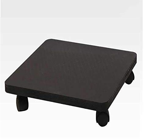 VDLLQYN, Carrito De Macetero De Madera Enrollable,Ruedas De Carrito De Macetero Cuadrado for Interiores Y Exteriores Posavasos Con Ruedas,Bandeja De Maceta Móvil,Paleta De Macetero for El Jardín De Su