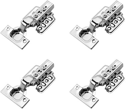 YUSSEQDD 4 paket/los Weiche Scharniere Für Installation Schrank Scharniere Tür Passt Besta Release Taste Für Scharniere Schrank Türen, C