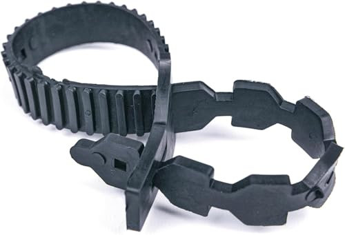 Super Soft Tree Ties - Soft Rubber Tree Ties Heavy Duty Providing Adjustable Support for Trees, Shrubs, and Climbing Plants - Durable and Reusable Plant Supports for Outdoor Plants (30cm, Pack of 5)