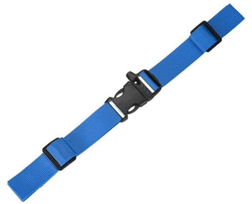 TIXIPEM Backpack Chest Strap [1PCS] - Adjustable Sternum Straps with Emergency Whistle Buckle Use for Backpack Replacement & Hiking - [Blue] Chest Belt Quick Release Buckle