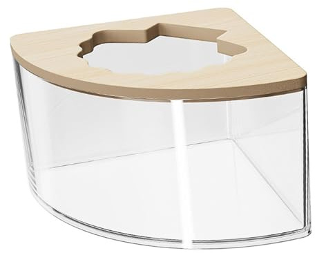 Fonowx Hamster Sandbad Behälter Hamster Badezimmer für Rennmaus Lemminge Staubbad
