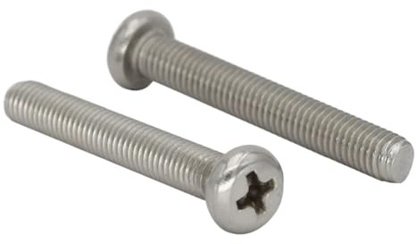 Tornillos de cabeza plana con ranura en cruz acero inoxidable 304, M2, diámetro exterior 32 mm, 35, 38, 40, 45, 50 y 60 longitud, 12-25 unidades(18Pcs 304ss M2x45)