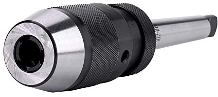 Generic 1 13-mm-Schnellspannbohrfutter mit MT2-Dorn, Selbstspannendes Drehfutter für Bohrmaschinen, Fräsmaschinen und Elektrowerkzeuge, Stahlfutter- und Dornsatz