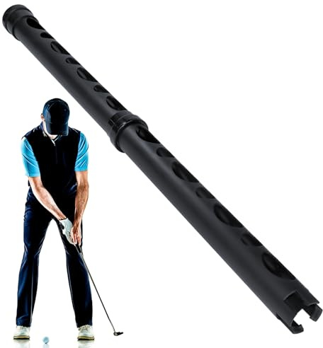 Tubo Shagger per palline da golf, in ABS resistente, 84,5 cm, design leggero, accessorio per la raccolta della gamma pratica, supporto portatile per riporre le palline | corpo esteso con meccanismo di