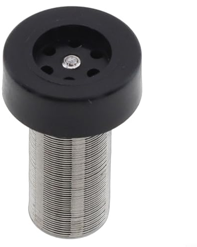 Caswynlife Stainless Steel Paint Sprayer Filter Mesh, 304 SS Tip Screen with Nylon Cap for Pneumatic Air Tools, Sandblasters, Spray, Multiple Mesh Sizes(100 Mesh)