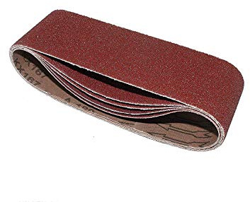 20 Stück Gewebe-Schleifbänder gemischt 75 x 533, für Bandschleifer - verschiedene Körnungen wählbar/Schleifpapier/Schleif-Mix/Schleifbänder (Korn 40)