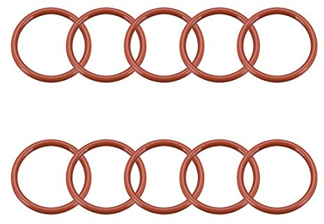 sourcing map 10 Stück O Ringe 38x31,8x3,1mm Dichtungsringe Rund Gummi Dichtung O Ring Seals NBR Unterlegscheibe für Wasserhahn Spülventile Waschbecken Duschablauf Hydraulik Rohrschlauch