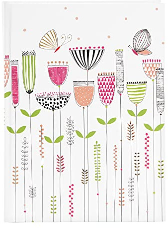 goldbuch 64 413 Notizbuch DIN A5 Quality Time im Turnowsky Design, Kladde mit 200 Seiten, Papier 100g/m² blanko, Kunstdruckpapier Einband mit Goldprägung und Lesezeichen, ca. 15 x 22 cm