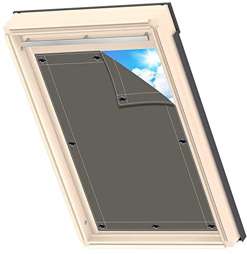 AIYOUVM Rollos Gegen Hitze, mit Saugnäpfen Sonnenschutz Wohnmobil Sonnenschutzfolie Fenster für Windows Velux Roto Solarschutz Wärmereduzierung
