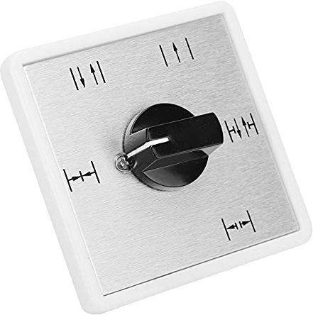 Universal Rotary Cam Selector Changeover Switch - 5 Position Automatic Door Program Key Switch, Multifunction Universal Reaction Household Supplies