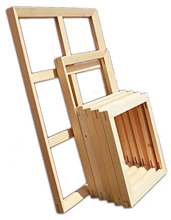 VSOLS DIY Massive Rahmen for Leinwandbilder DIY Holzkunst-Bilderrahmen Holzrahmen for Ölgemälde-Wandposter Einfach zu bauen (Color : Width 40cm, Size : Height 60cm)