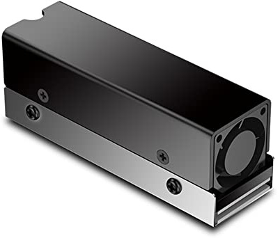 Whisverse M.2 SSD NVMe Dissipatore di M2 2280 a Stato Circolazione Radiatore con Ventola Alluminio Dissipatore di Termico Pad Cooler