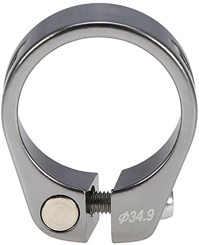 Ejoyous Fahrrad Sattelklemme 34.9mm, Aluminium Sattelstützenklemme Fahrradsattel Halterung Universell Legierung Sattelkloben, für Kerzensattelstütze Rennrad Sattelstütze (34,9