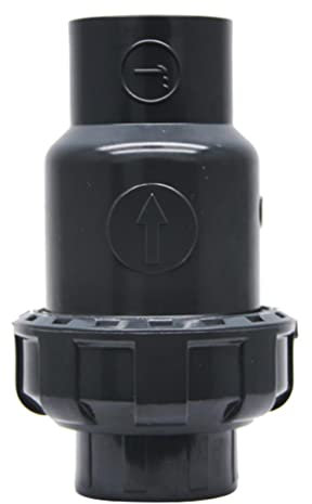 Clapet anti-retour – 1 clapet anti-retour de 20, 25, 32, 40, 50 mm, raccords de tuyaux en PVC, pièces du système de plomberie, connecteur de tube d'eau, valeur UPVC anti-retour (taille : intérieur 90