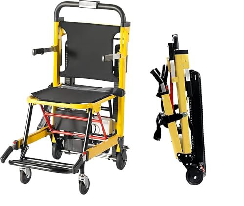 RAYACO Carrello elevatore Elettrico Pieghevole per Scale, carico Massimo 200 kg, Carrello elevatore per Scale per impieghi gravosi, Carrello per traslochi