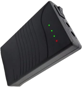 TGHY Power Bank 36 W Lithium-Ionen-Akkupack 12 V 1800 mAh 2200 mAh 2600 mAh 3000 mAh 3400 mAh Externer Akku mit Zwei Ausgängen für Verschiedene 12-V-Backup-Akkus,12v 2200mah