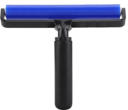 Rullo di rullo di rullo silicone silicone ad alta elasticità elettricità statica efficace per lavaggio a schermo rullo blu domestico blu casa blu (8 pollici)