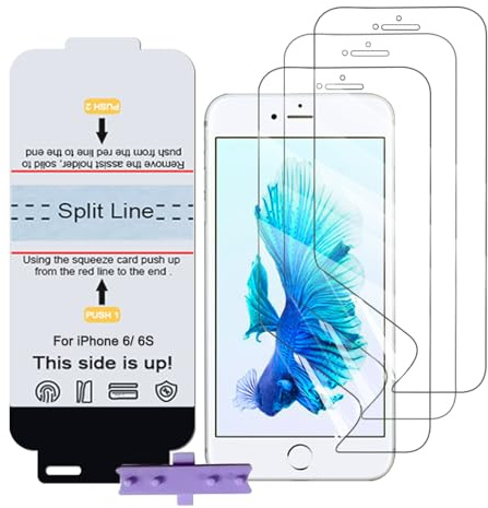 SLBESTLUC Pellicola Protettiva per iphone 14/16e, 3 Pezzi Pellicola TPU per Telefono Facile Applicazione, Trasparente HD Morbida Display ID Impronte Digitali,(Non Vetro Temperato)