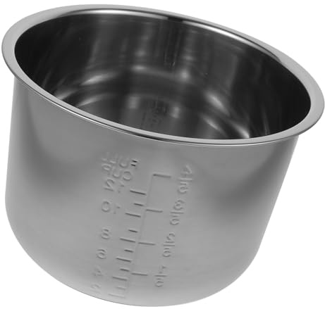 OFFSCH Olla Interior y Diseño Versátil Repuesto para Olla Arrocera de 6l en Acero Inoxidable Revestimiento Antideslizante para Cocinar Diversos Platos
