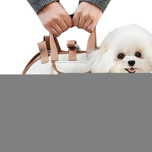 Ocastuted Hundetrage Rucksack,Kleine Hundetasche Mit Snacktasche | Verstellbare Unterwegs Tasche Tragbare Haustier Transport Ausrüstung Für Reisen Training Spazieren Camping Täglich Indoor Outdoor