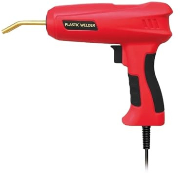 Pistola Sparachiodi, 200W Aggiornato Kit pistola for saldatura in plastica Riparatore ad alta potenza Paraurti Saldatore Graffette Kit di riparazione auto in PVC Strumento for filo for unghie