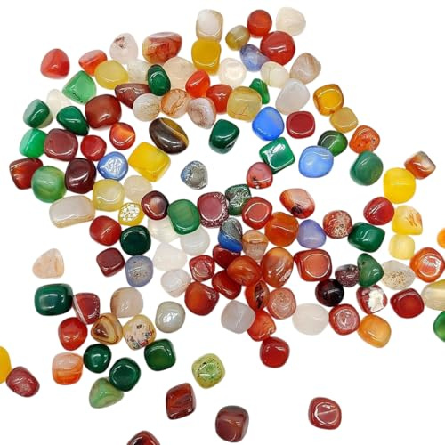 YUPZAR Pietre Decorative,200g Sassolini Colorati Pietre Di Vetro Irregolari Ghiaia Per Acquario,Giardino,Riempitivi Per Vasi,Piante Grasse