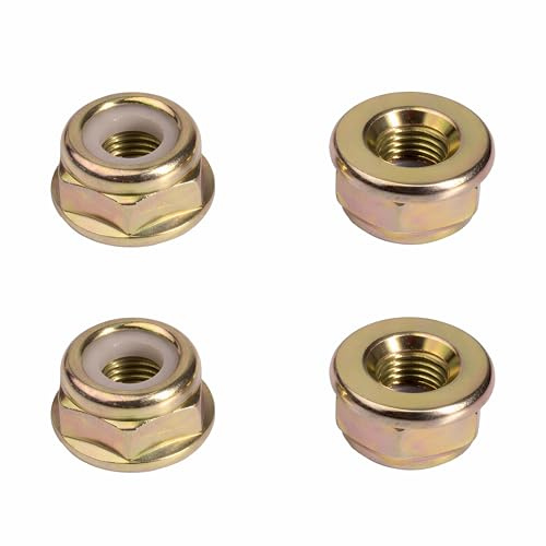 Rowglow 4pcs Tuercas Cuchilla Desbrozadora M10 X1,25, Tuerca Con Rosca Inversa M10 Paso 125 Para Cortabordes, Accesorios De Desbrozadora (M10x1.25 4pcs)