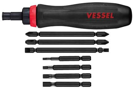 Vessel 900RT-7P Megadora Replacement Ratchet Screwdriver, 7 Bits