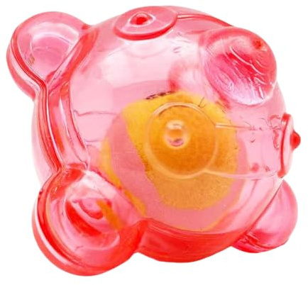 MZRAN Kaufeste Hundebälle mit Quietscher, hohe Sprungkraft für Zahnen & Spielen im Freien Hüpfender Hundespielzeugball