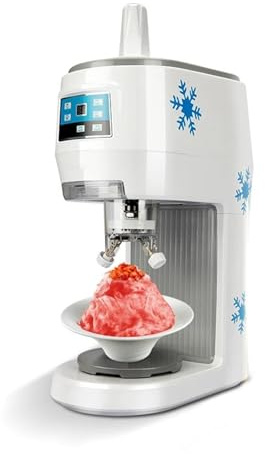Máquina De Afeitar Hielo Eléctrica, Trituradora Automática Comercial, Batidos, Aguanieve Utilizada En Tiendas Bebidas RefrigeracióN De Alta Eficiencia