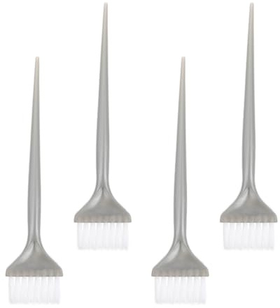ADOCARN 4 Pinceles para Teñir el Cabello para Peluquería, Cepillo Aplicador Cerdas Flexibles, Accesorios de Salón para Coloración Profesional y Uso Doméstico