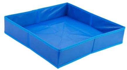 KiBcsLic 2 Piezas Caja de Arena Portátil Plegable Infantil Juguete Bandeja de Juego Accesorios Resistente Tela No Tejida Adecuada para Viajes Jardín Playa